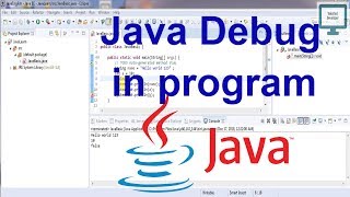 6.How to debug in Java Eclipse