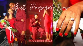 Best Proposal EVER!!! Christ Centered Proposal | Bronner Bros. Hair Show Miami 2022