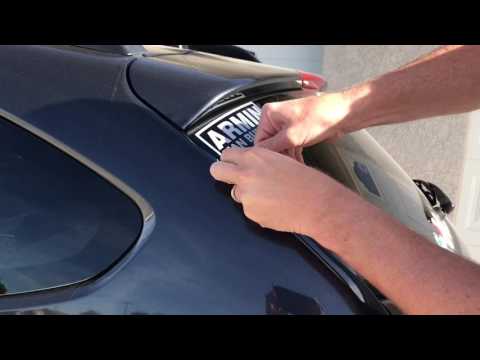 How to easily remove stickers decals off glass windows How to easily remove stickers decals off glass windows
