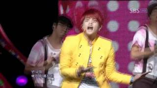 Seo In Guk - My Baby U (서인국 - 애기야) @ SBS Inkigayo 인기가요 100905