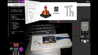 How to run micropython on ESP32 in real life + Bug fixes using Thonny IDE (Beyond the simulation)