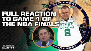 FULL REACTION: Celtics beat the Mavericks in Game 1 of the NBA Finals 👀 Luka had