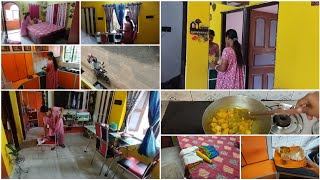 #banglavlog সকাল ৬ টা থেকে breakfast+lunch+ঘরের সমস্ত কাজকর্ম একহাতে যেভাবে করি ||