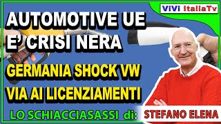 Automotive europeo in crisi nera, complice il “Green Deal” europeo