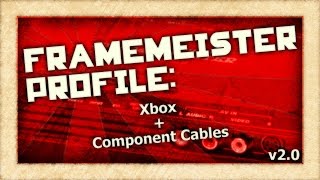 Framemeister Profile: Xbox + Component Cables - IMPLANTgames