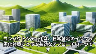 日本各地のインフラ劣化対策に有効なのは、コンパクトシティ化です