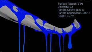 Houdini Flip Surface Tension Comparison 3