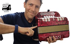 (Sold) Introducing the Corona III RS Diatonic 5 Register Accordion