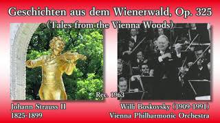 J. Strauss II: Tales from the Vienna Woods, Boskovsky \u0026 VPO (1963) J. シュトラウス2世 ウィーンの森の物語 ボスコフスキー