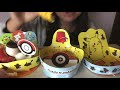 ミスド ポケモン・ピカチュウドーナツ mister donut×pokemon soft eating sound asmr 咀嚼音