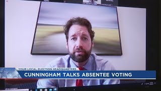 Rep. Cunningham discusses absentee voting