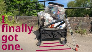 I got a cart!! 🛒 |  Litter picking ep.117