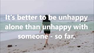 When You Feel Lonely Remember These Quotes | Being Alone Saying and Quotes