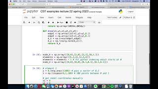 ME489 Introduction to FE Lecture 22 (continuation) CST examples in python