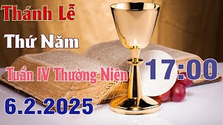 Thánh lễ trực tuyến 17h00 Hôm nay | Thứ Năm Tuần IV Thường Niên | 6 /2/2025 Trực Tiếp Thánh Lễ