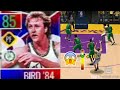 85 90's master Larry bird gameplay in nba live mobile season 6