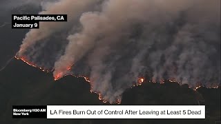 Los Angeles Evacuations Rise to 180,000 as Fires Keep Burning