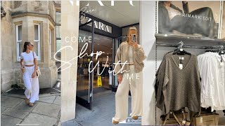 COME SHOP WITH ME | new in Zara, H&M, TK Maxx, Homesense + more | autumn shopping vlog October 2023