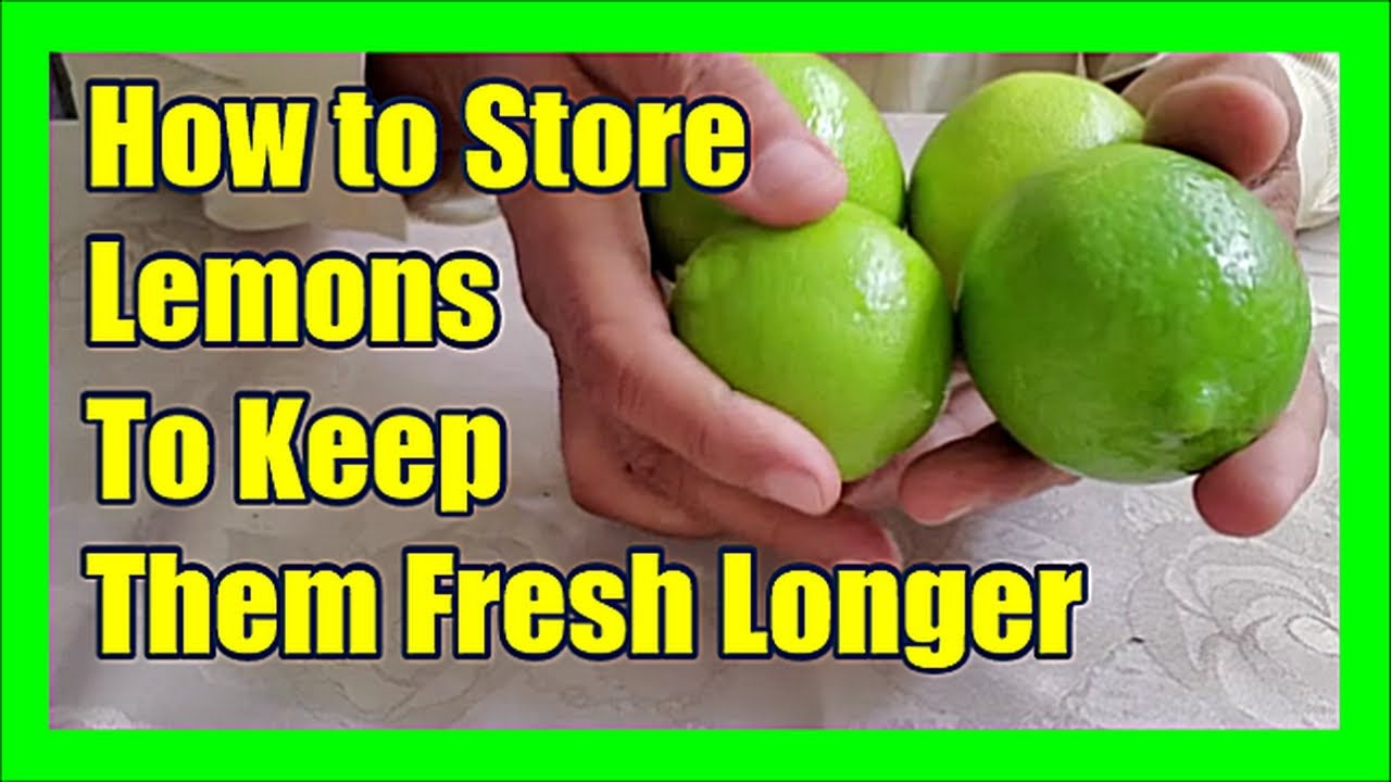 How Should I Store My Lemons At Dorothy Fincham Blog