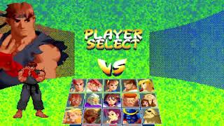 Street Fighter Alpha 2 - Evil Ryu Arcade Mode