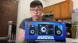 Bugha Exclusive LED Gaming Speakers | Unboxing