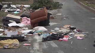 Local neighbors sounding the alarm about trash piling up on Center Street in Macon