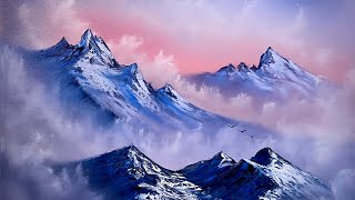 S1 Ep4 - Saturday Sessions - "Tyre Dreams" #Mountains #OilPainting #Tutorial #PaintWithJosh #BobRoss