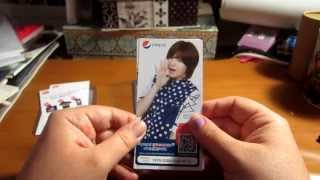 infinite Pepsi Cards + Others  Unboxing