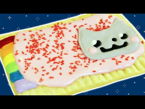 HOW TO MAKE HOMEMADE NYAN CAT POPTARTS - NERDY NUMMIES HOW TO MAKE HOMEMADE NYAN CAT POPTARTS - NERDY NUMMIES