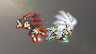 Shadow vs Silver || Sticknodes Sprite Animation