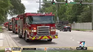 Procession honors Jacksonville Fire Rescue Lt. Mario Moya who died of COVID-19