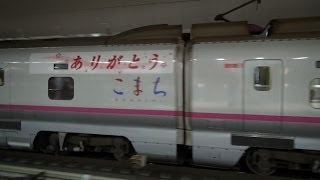 さよならE3系こまち ありがとうステッカー 東京駅 【Shinkansen E3 series】