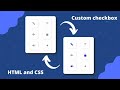 Design A Custom Checkbox Using HTML & CSS || Custom Checkbox in HTML and CSS || Source coder 2022