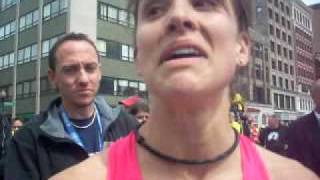 Kara Goucher Post Race Injterview