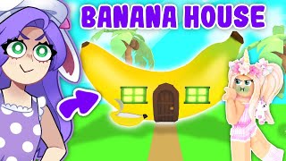 I Built IAMSANNA A BANANA HOUSE In ADOPT ME! (Roblox)