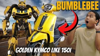 Bumblebee at First Glance, Golden Classic Scoot Like 150i!