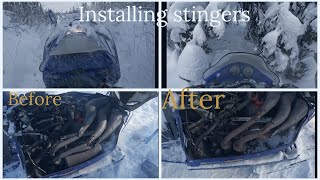 Piped up Mountain max 700 triple#before and after#mountain max 700#snowmobile