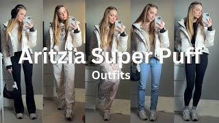 How I style my Aritzia Super Puff | Super puff outfit ideas