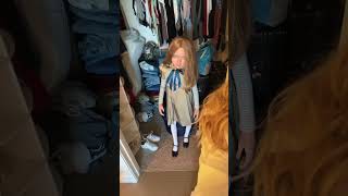 She was so scared 😂 #shorts