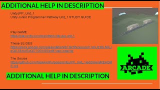 Unity Junior Programmer Unit One Tutorial