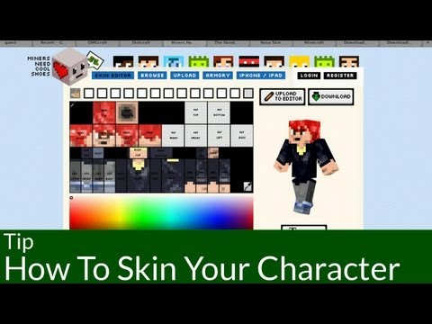 Tip: How To Skin Your Minecraft Player Tip: How To Skin Your Minecraft Player