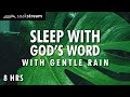 Bible Verses with Rain for Sleep and Meditation - NO MUSIC (MALE VOICE)