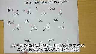 【第1回全統共通テスト模試】自称進に通う東大志望の自己採点