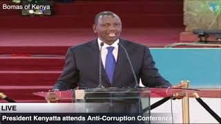 Deputy President William Ruto's full speech at the multi-sectoral anti-corruption conference