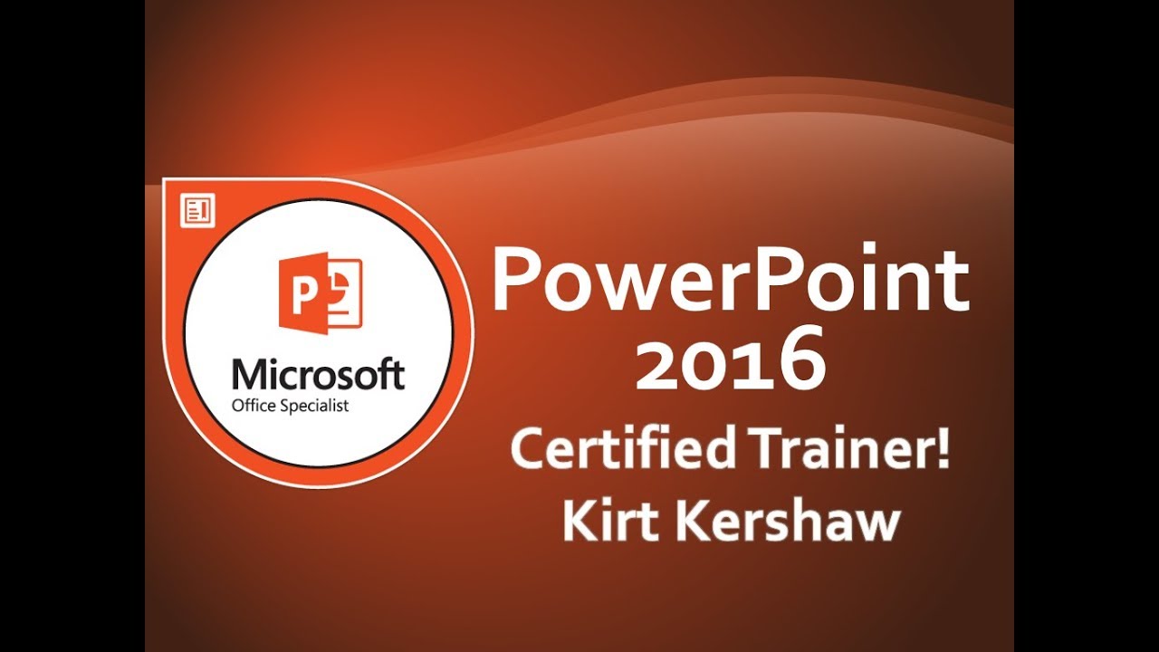 Microsoft PowerPoint 2016: Introduction - YouTube