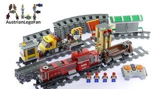 Lego City 3677 Red Cargo Train - Lego Speed Build Review