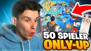 50 Spieler in einem *ONLY UP* Fortnite Turnier! 😳 - (Fortnite Only Up Creative Map)