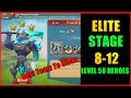 Lords Mobile Elite 8-12 best f2p team with level 58 heroes