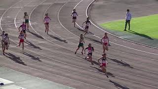 20201023山口県体育大会高校の部 女子4x100mリレー決勝最終組