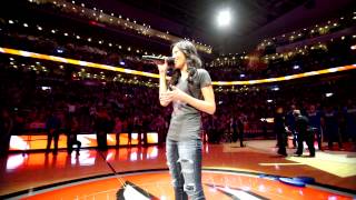 Elena Juatco - National Anthem Live Performance (Toronto Raptors vs. Golden State Warriors)